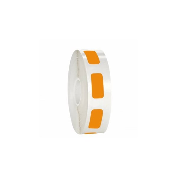 Direct Thermal Cryo-Tags, 1.05 x 0.50, Orange, 1000/rl